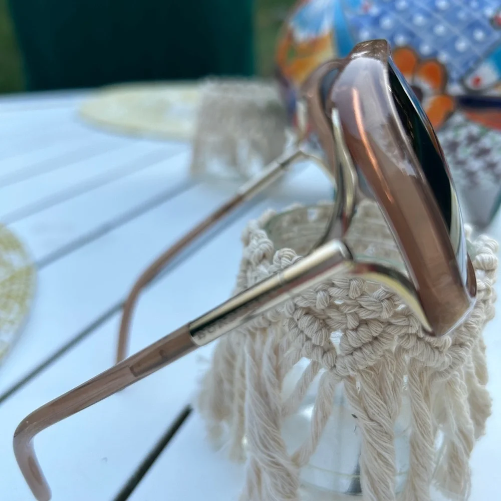 BURBERRY Brown Square Sunglasses Polarized Lens with Box - Picture 5 of 5